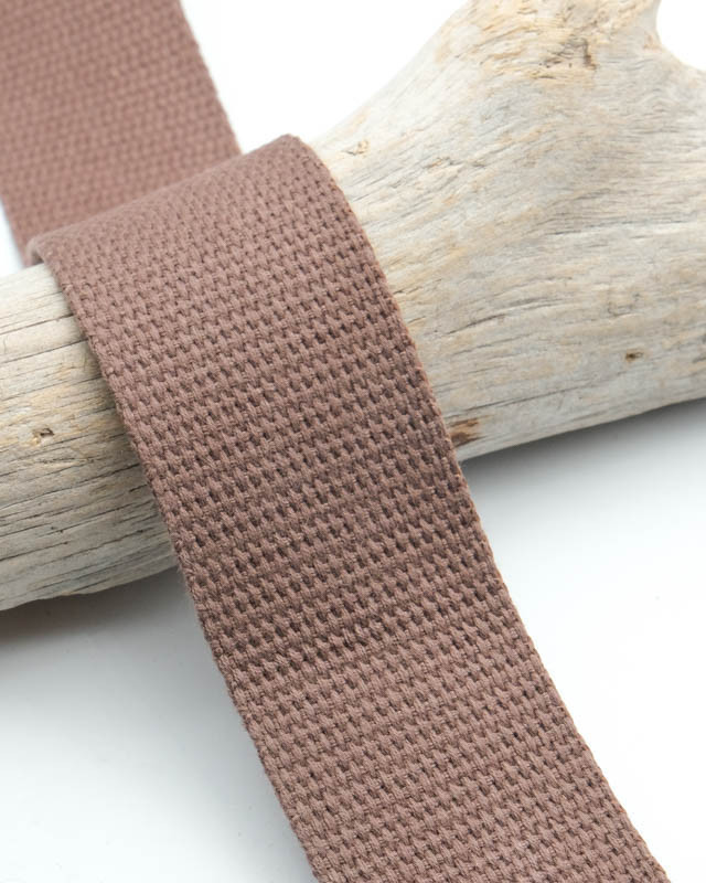 Sangle Coton 40MM Marron  - Maison Klem